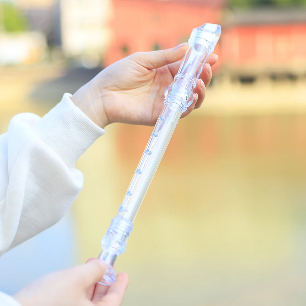 ABS Resin Clarinet 8 Hole G Key Material Wind Instrument Bracket Kid Early Education with Rod Musical Instrument