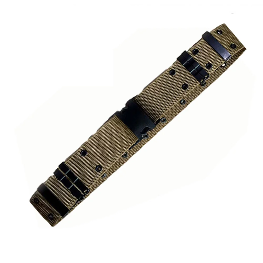 

Outdoor Outer Belt Men Thickened Fan Equipment Outside Double Hole S Heavy Duty Training Waist Belt