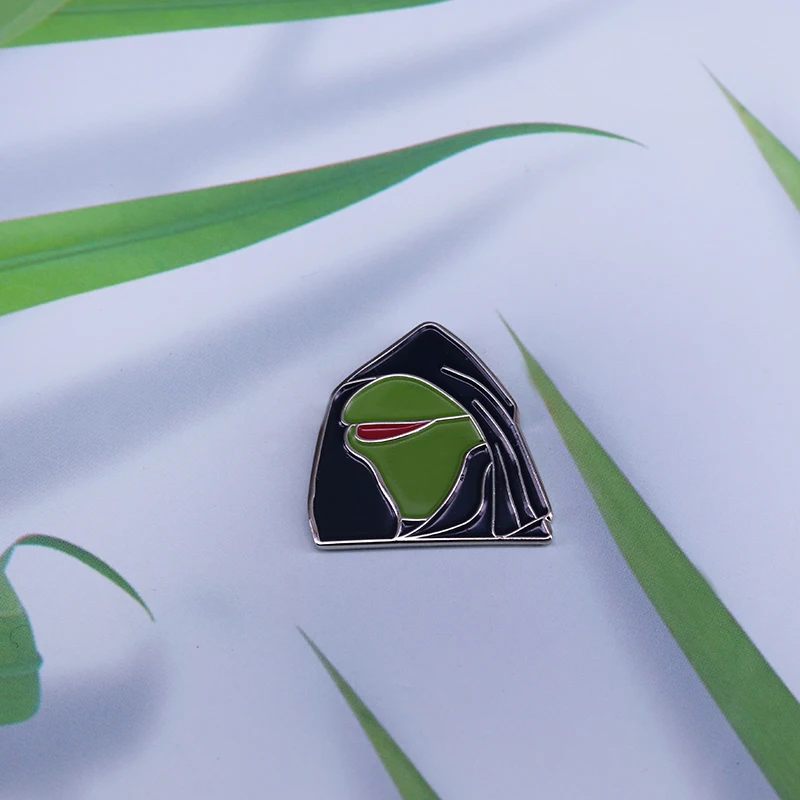 Брошь Evil Kermit забавный мультяшный мем стильное крутое украшение для костюма |