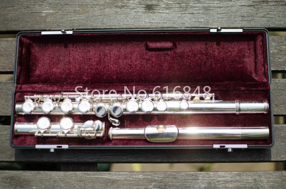 

Hot Jupiter JFL-511E-II 16 Keys Holes Closed C Tune Flute Cupronickel Silver Plated Brand Flute Instrument Flauta Free Shipping