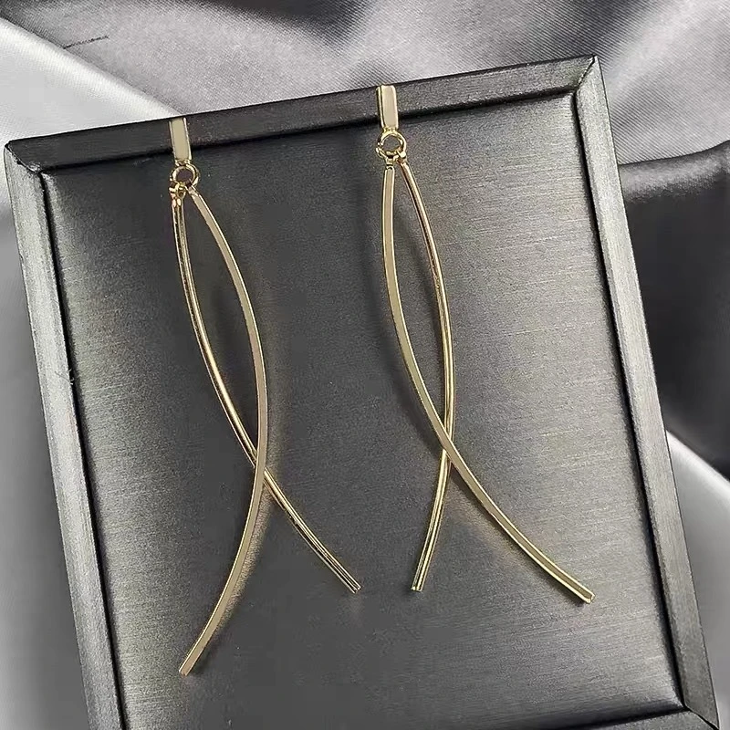 

Copper Alloy Symbol Earring For Women Fashion Accessory Brand Simple Jewelry Girls Gift