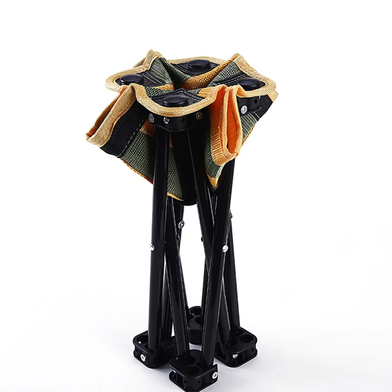 Складной табурет рыболовное снаряжение маленький стул для рыбалки портативный