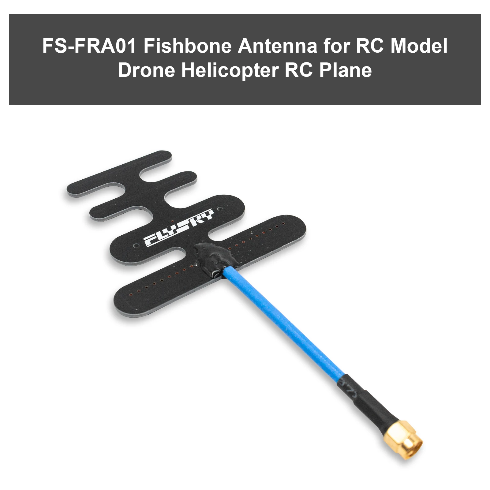 

2.4G 8dBi Directional Antenna FlySky FS-FRA01 Fishbone Antenna for RC Model Drone Helicopter RC Planes Remote Control Airplane