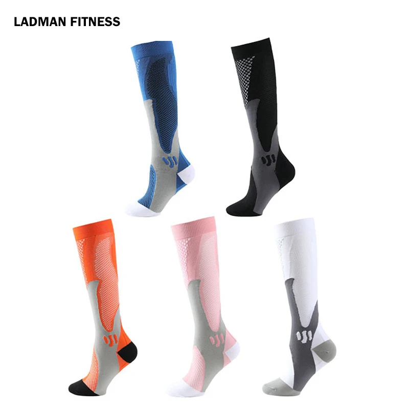 

Компрессионные носки, нейлоновые медицинские чулки для кормления, специализируются на быстросохнущей дышащей спортивной технике носки meia ...