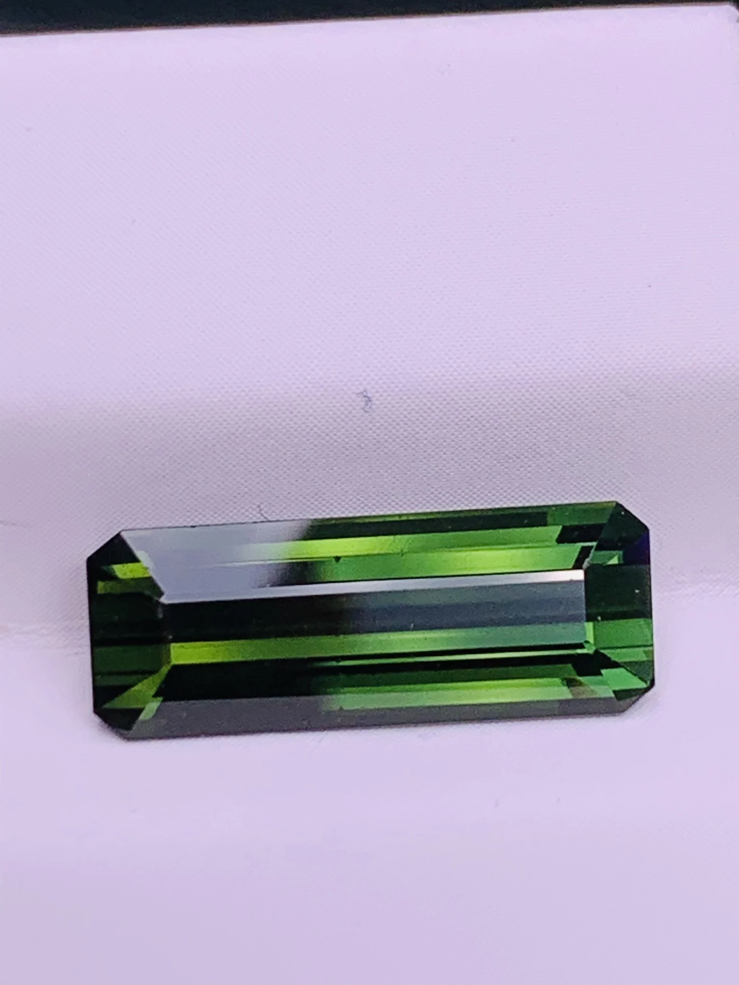 Pure natural tourmaline can be inlaid with rings or pendant necklaces rectangle Brown green accessories gem jewelry edelstenen
