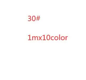 1metre x 10 color 10 метров 30AWG силиконовый провод ультра гибкий кабель 0,055 мм2 луженая медная проволока тестовая линия провода - Цвет: 1metre x 10 color