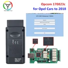 2018 OPCOM 170823c с pic18F458 FTDI FT232RQ для Opel, автомобильный диагностический сканер, поддержка автомобилей 2018 opcom Professional 170823c