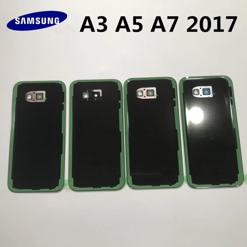 Новая задняя панель для Samsung Galaxy A3 A320 A5 A7 A720 A720F 2017 предварительно клейкие наклейки