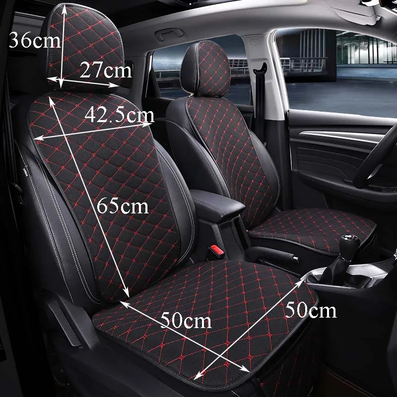 car seat cover protector front rear back seat cushion pad mat with backrest for auto automotive interior truck suv or van free global shipping