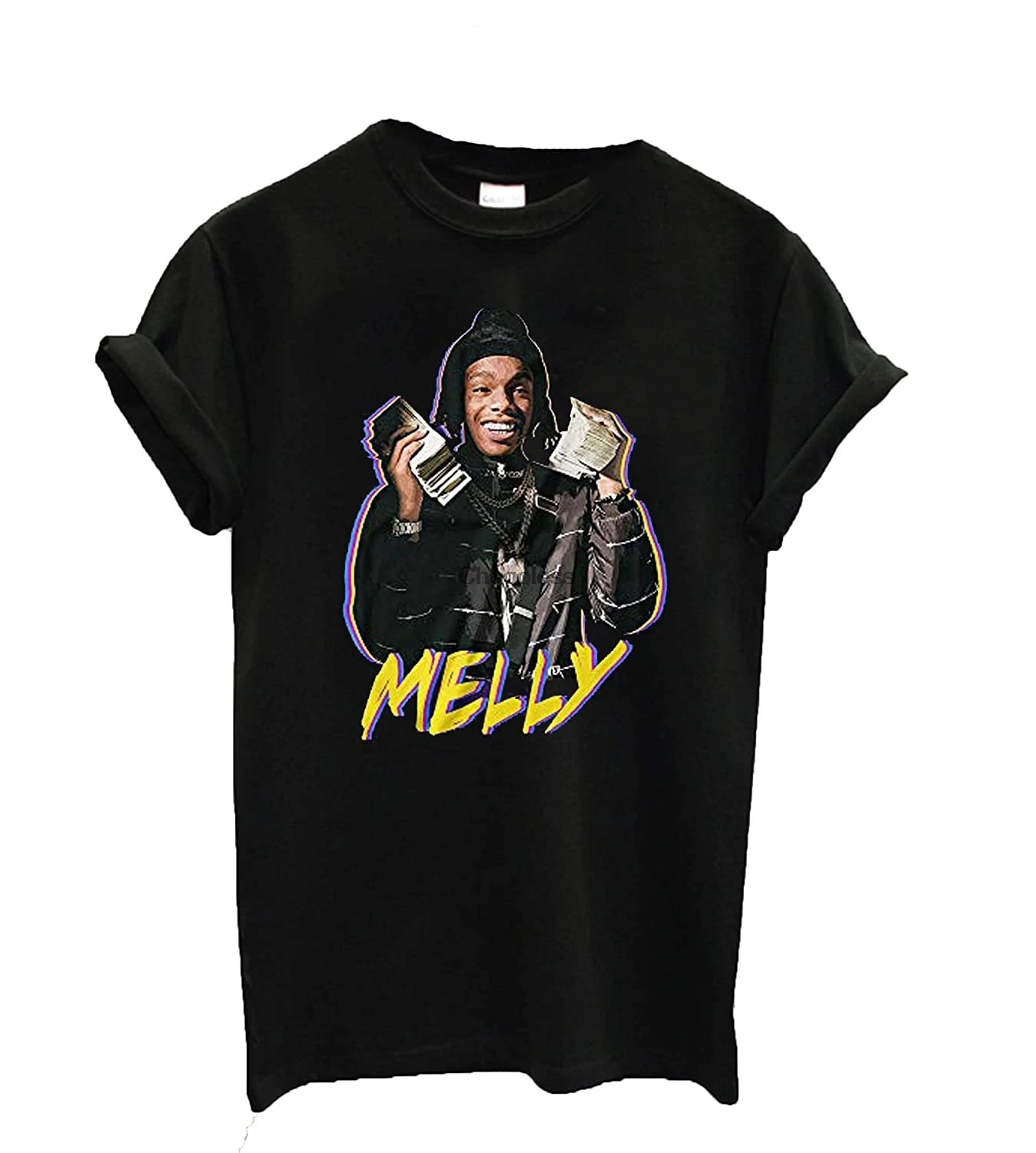 

Y.n.w Melly TShirt Men's Men Women Cute Juniors Tops Teen Girl Tee Funny T Shirt Black