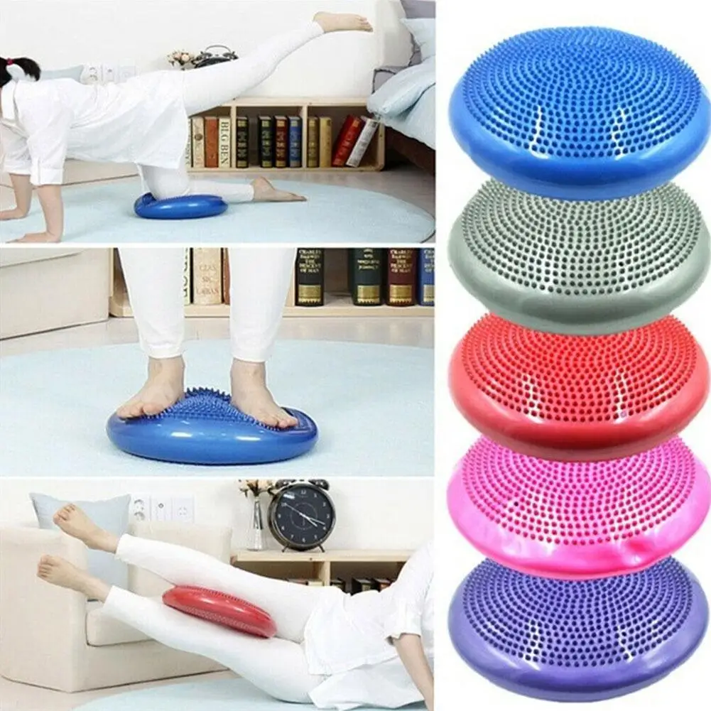

Fitness Balance Exercise Yoga Mat Stability Balance Disc Cushion Massage Cushion Mat Balancing Sport Non-slip Training Pad G0F0