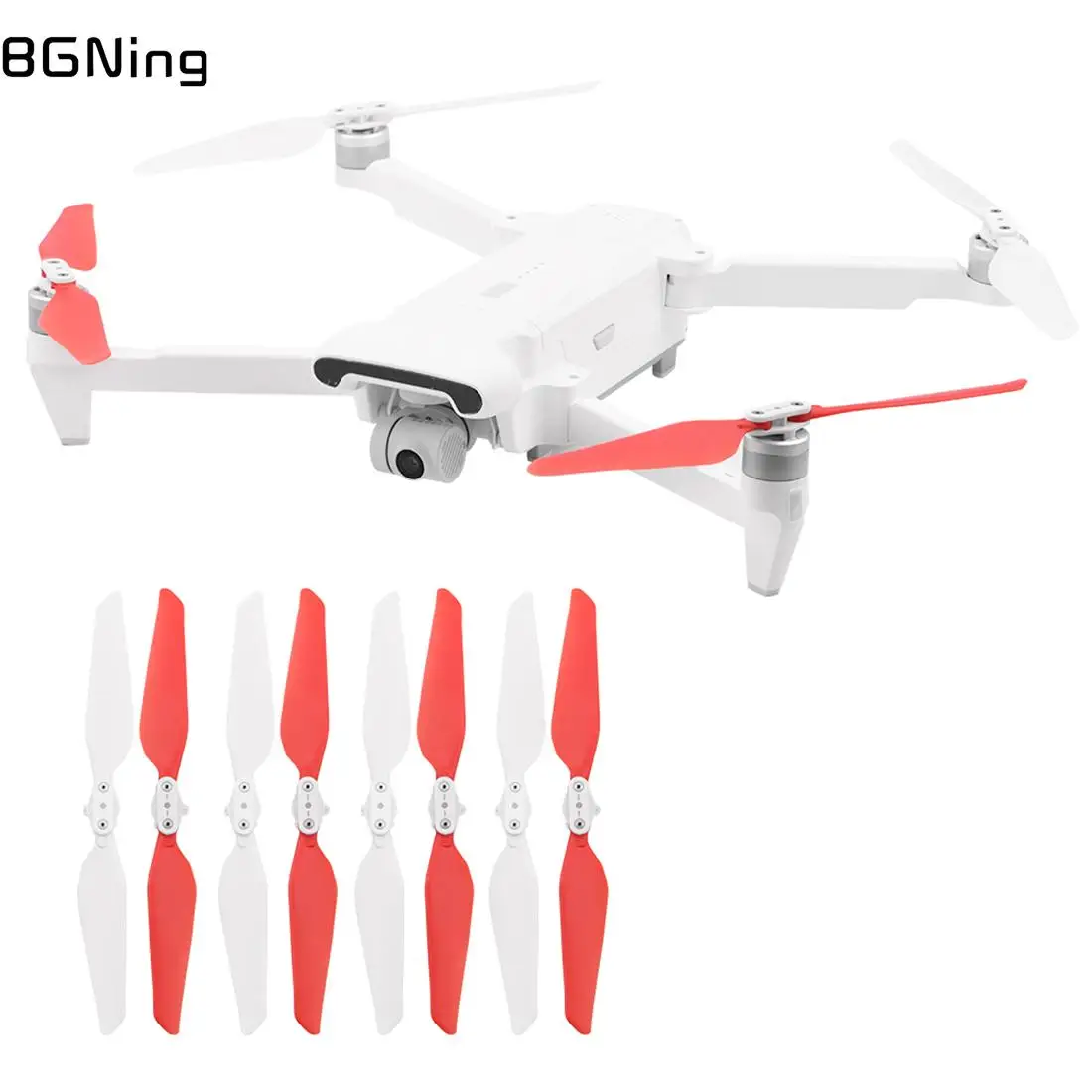 

Быстросъемные винты из поликарбоната, белые и красные лопатки для дрона FIMI X8SE, сменные лопатки, складные реквизиты, запасные части, аксессуа...