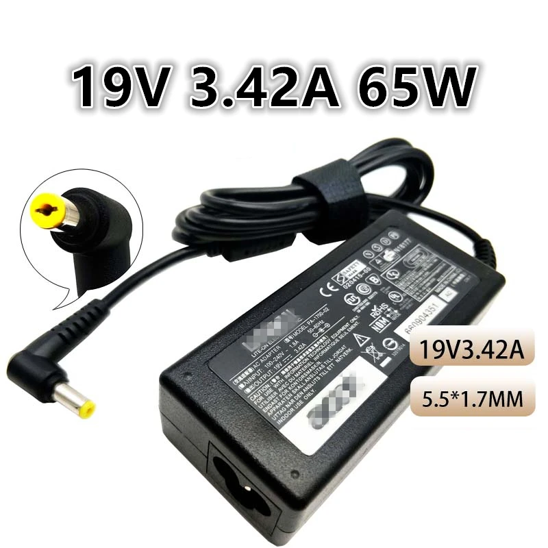 

19V 3.42A 65W Universal Laptop Power Adapter Charger For Acer A11-065N1A ADP-65VH B /ADP-65 PA-1650 1700-02