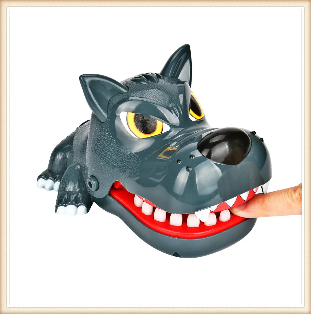 Большой бульдог телефон стоматолог игрушка на палец забавная Новинка прикольная