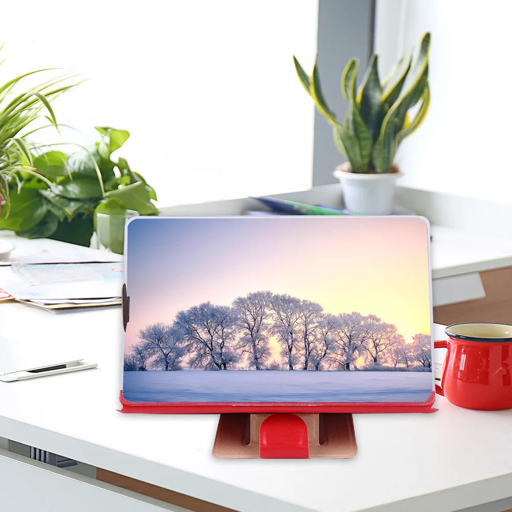 

8 Inch Cell Phone Screen Amplifier 3D Folding Screen Magnifier Holder Stand Video Display Enlarger Desktop Support Bracket Stand