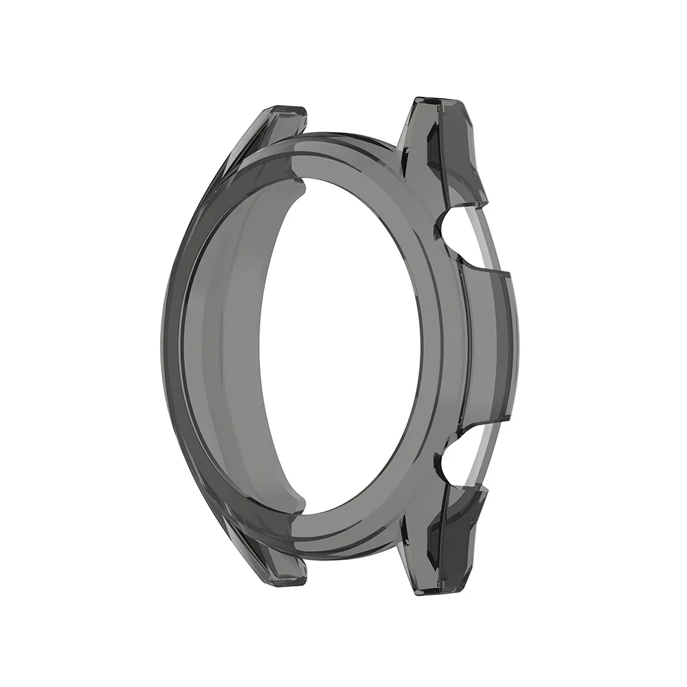 Black ТПУ Тонкий Смарт-часы защитный чехол для huawei Watch GT Active/элегантная оправа против царапин оболочки Smartwatch аксессуары - Цвет: Black
