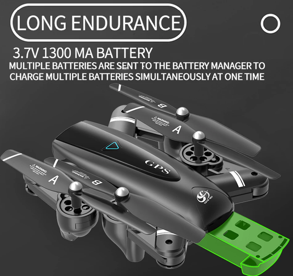 S167 gps Дрон 4K 5G wifi 1080P FPV камера дроны gps следуем за мной высота держать широкоугольный Квадрокоптер с камерой складной Радиоуправляемый Дрон