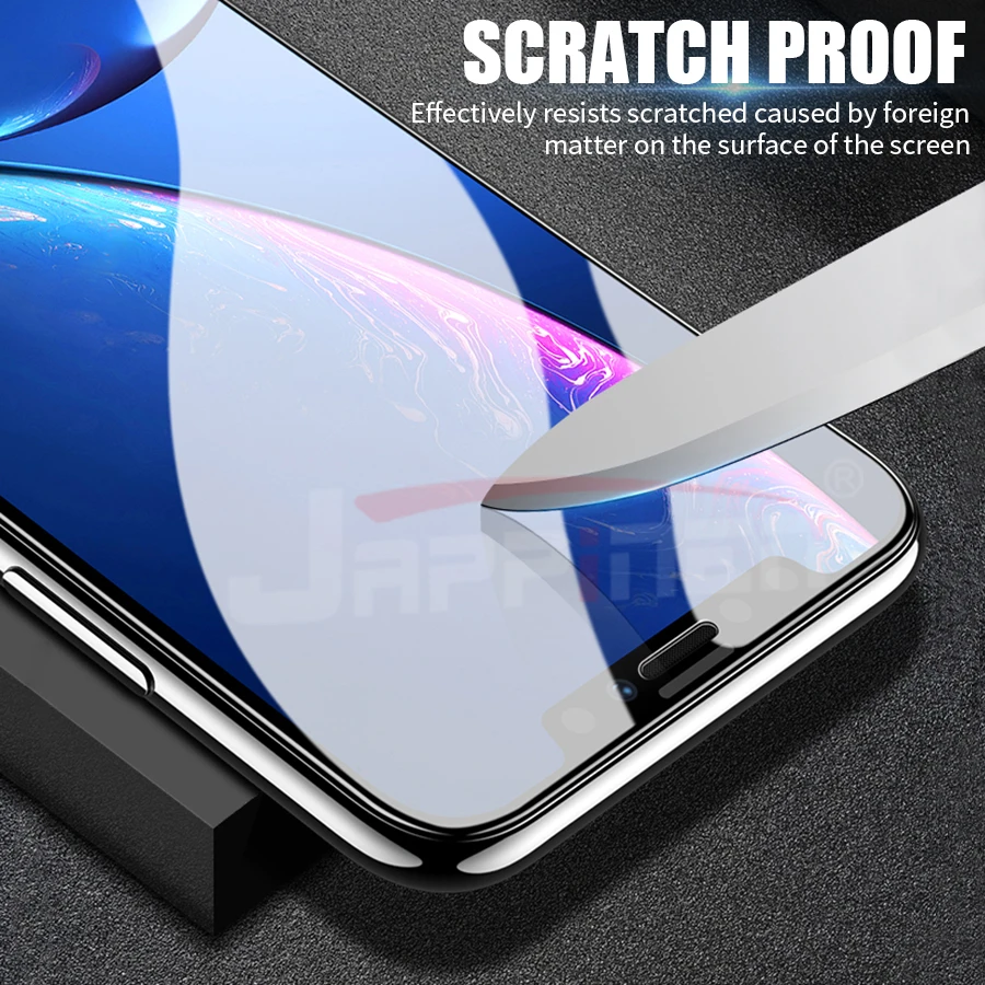20D полное покрытие закаленное стекло для iPhone 12 mini Pro Max Защита экрана 11 XR XS X 7 8 6 6S Plus