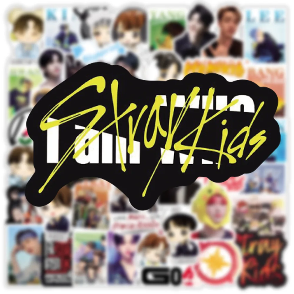 10/50 шт./упак. Straykids наклейки для скейтборд шлем Подарочная коробка велосипедный