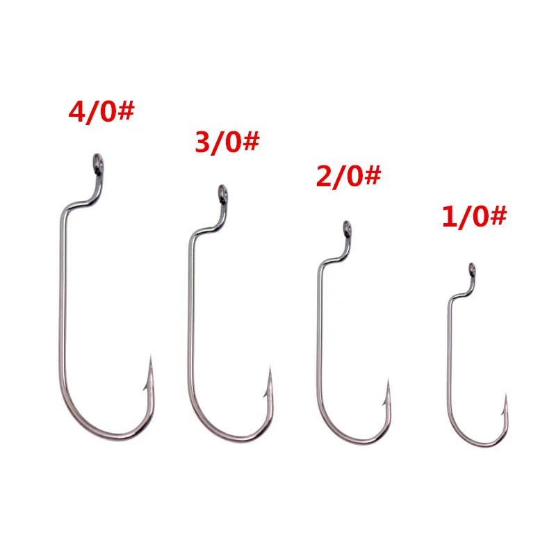 100 шт./кор. бронзовых морских рыболовных крючков из высокоуглеродистой офсетная