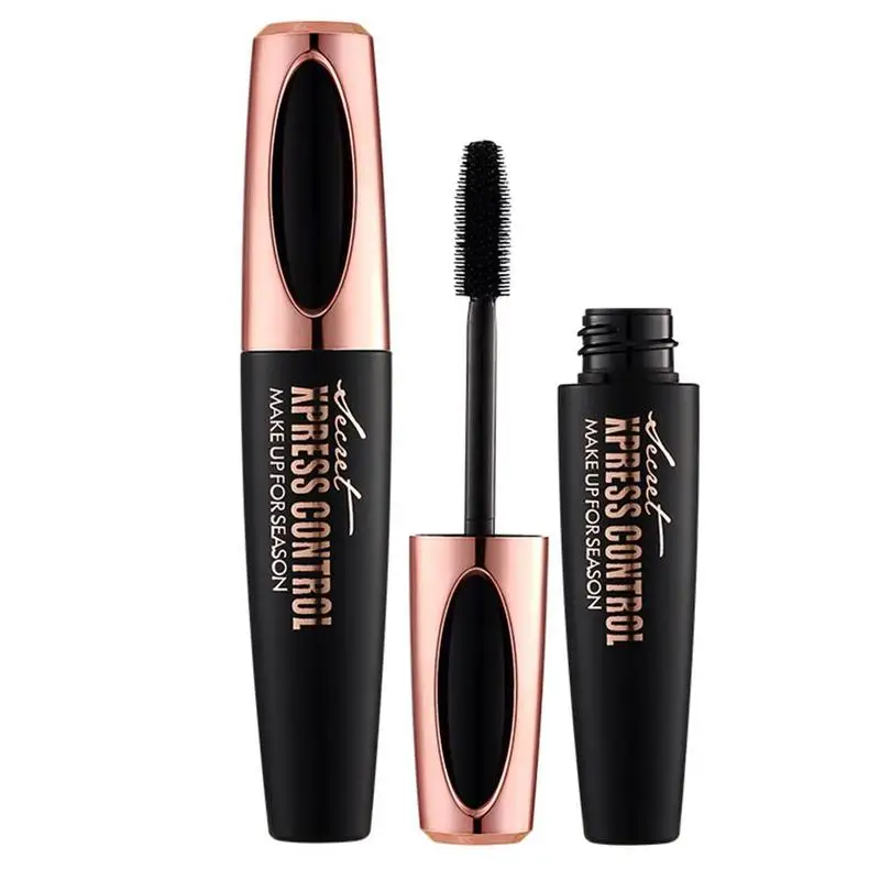 

4D Silk Fiber Eyelash Mascara Waterproof Rimel 3d Eye For Extension Lashes Lengthening Black Thick