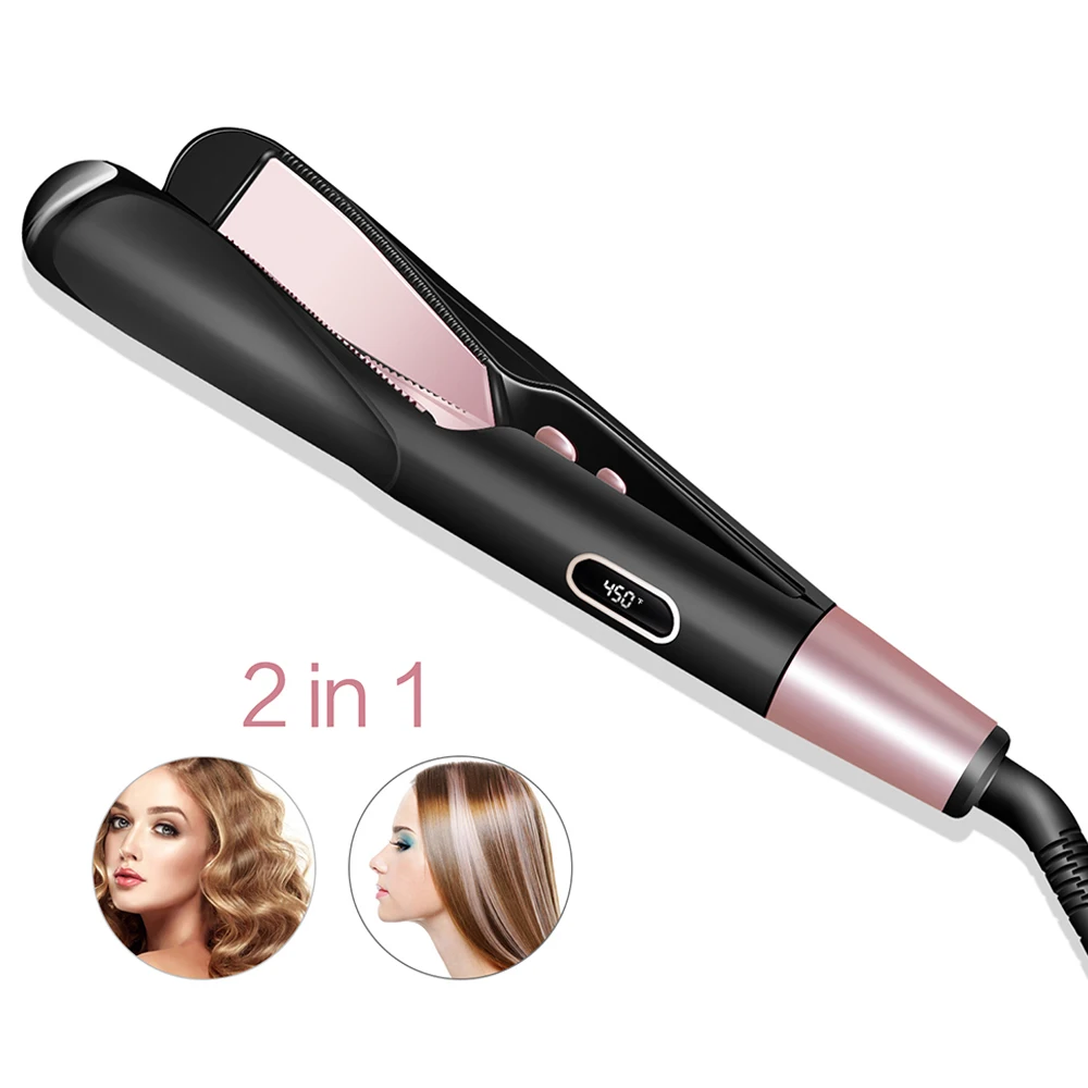 Выпрямитель для волос 2 в 1 выпрямитель и щипцы завивки New in S6606 утюжок