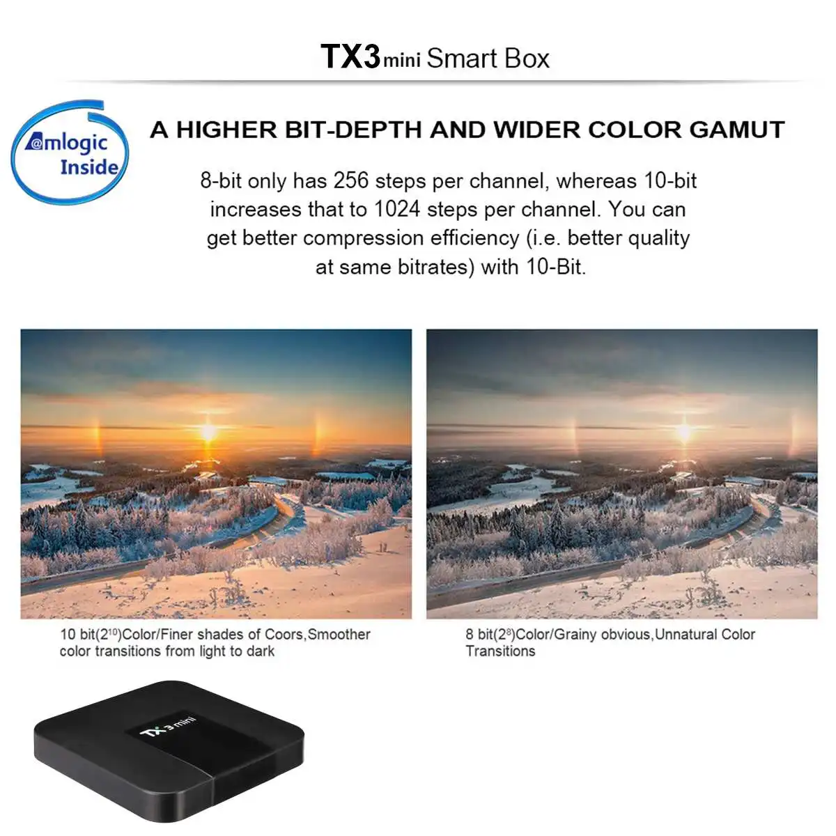 TX3 Мини Смарт ТВ-приставка Android 8 1 Amlogic S905W 4 Гб 64 2 4G WiFi 1080p 4K медиаплеер Google TX3mini |