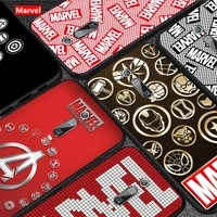 marvel logo fashion for xiaomi redmi 4x 5 5a 6 6a 7 7a k20 8 8a go 10x plus pro 4g5g silicone soft black tpu phone case