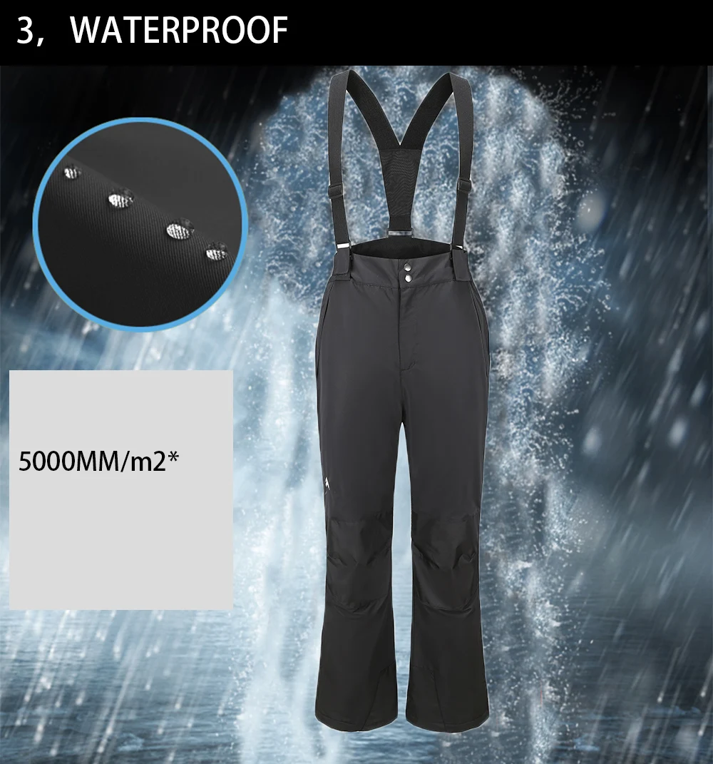 Goexplore Ski Suit Men Outdoor Waterproof Skiing Mountain Sport Snowboard Suit Snow Set Winter Suit Men Pants And Jacket Male