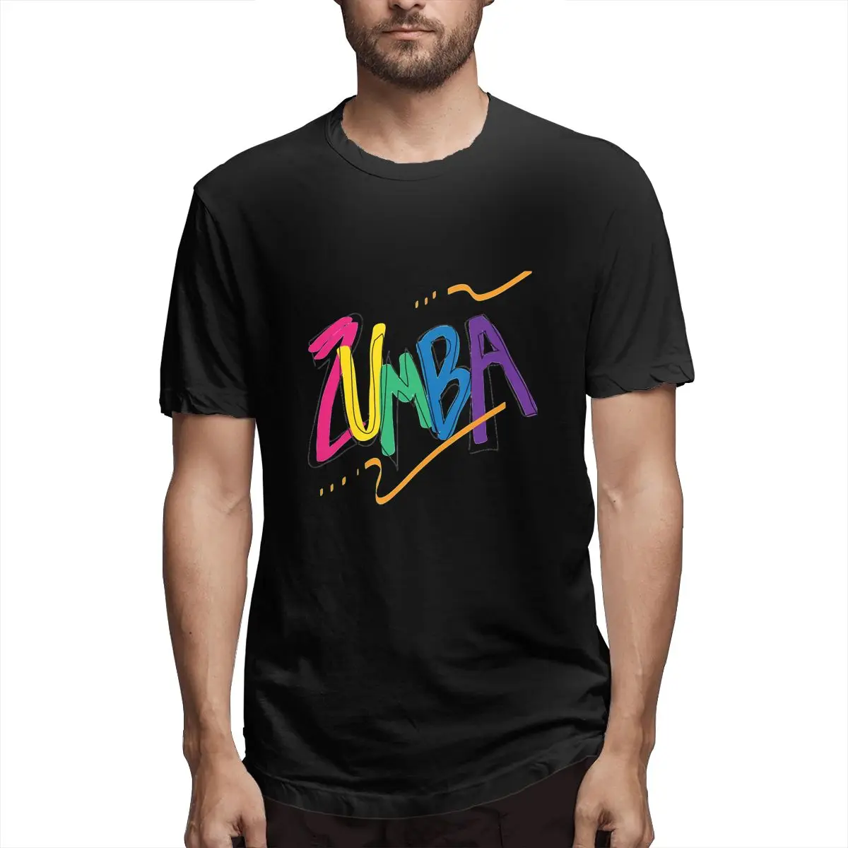 

Zumba Dance With Stars Funny Crossfit Men's T Shirt Funny Tee Shirt Round Neck T-Shirts Pure Cotton 2021 New Arrival Clothing