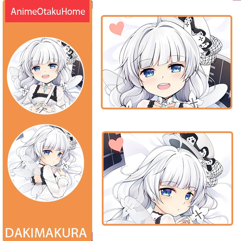 

Anime Game Azur Lane Illustrious USS San Diego Throw Pillow Cover Hugging Body Pillowcase Otaku Bedding Dakimakura Pillow Case