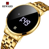 2020 reward fashion men watches waterproof touch screen date sport steel belt hours men wrist black watch reloj hombre gifts