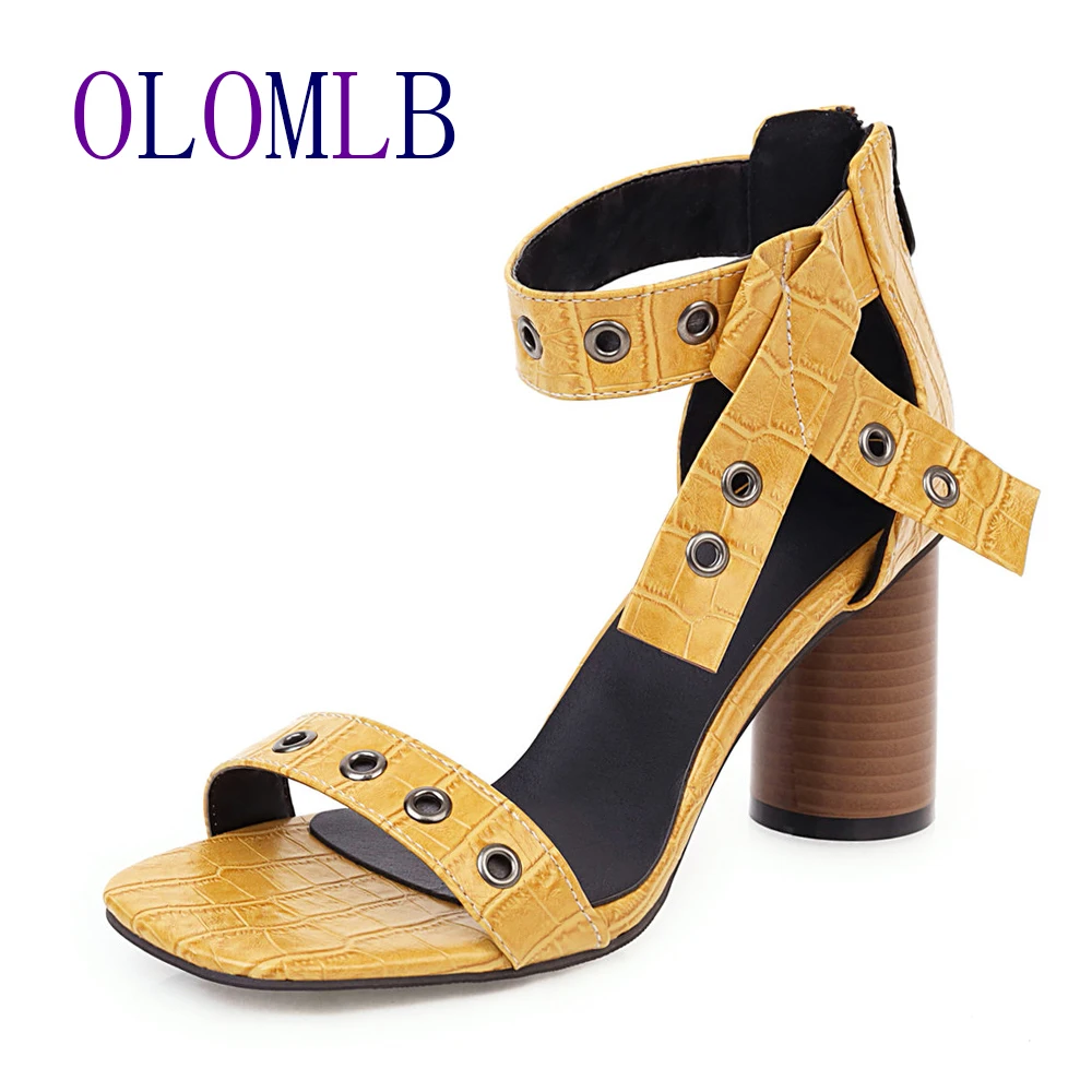 Женские босоножки на высоком каблуке летняя обувь для вечеринки и свадьбы