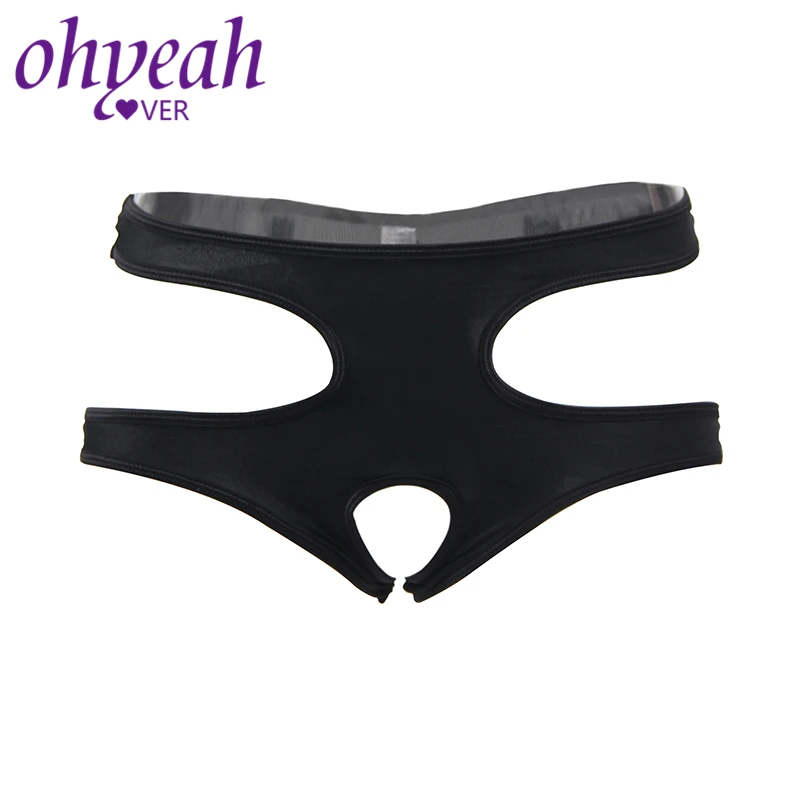 Ohyeahlover сексуальное нижнее белье размера плюс XL 6XL трусики с открытой промежностью