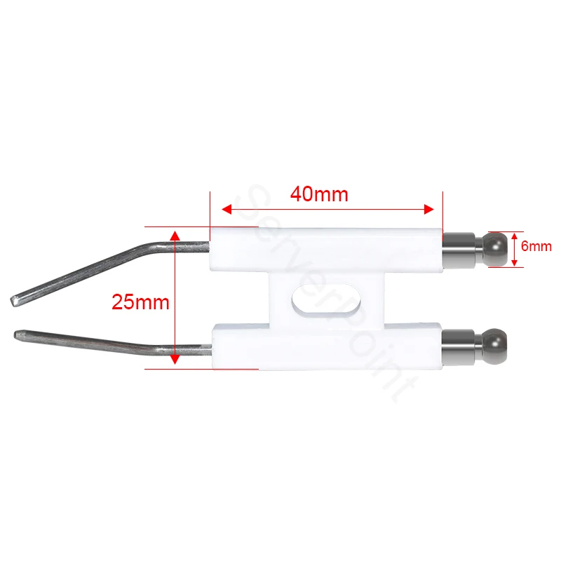 2PCS 85MM*50MM*25MM H type Ignition Electrodes for Oil Burner WB04waste oil burner ceramic electrode | Компьютеры и офис
