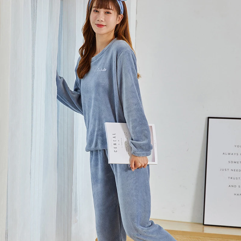 

Cute Pajamas Suit Women's Winter Pajamas Pajama Pantsuit Warm Pajamas Family Pajama Pants