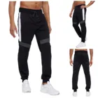 Мужские высококачественные шелковые Брендовые брюки из полиэстера, повседневные брюки для фитнеса, повседневные спортивные тренировочные брюки для фитнеса и бега