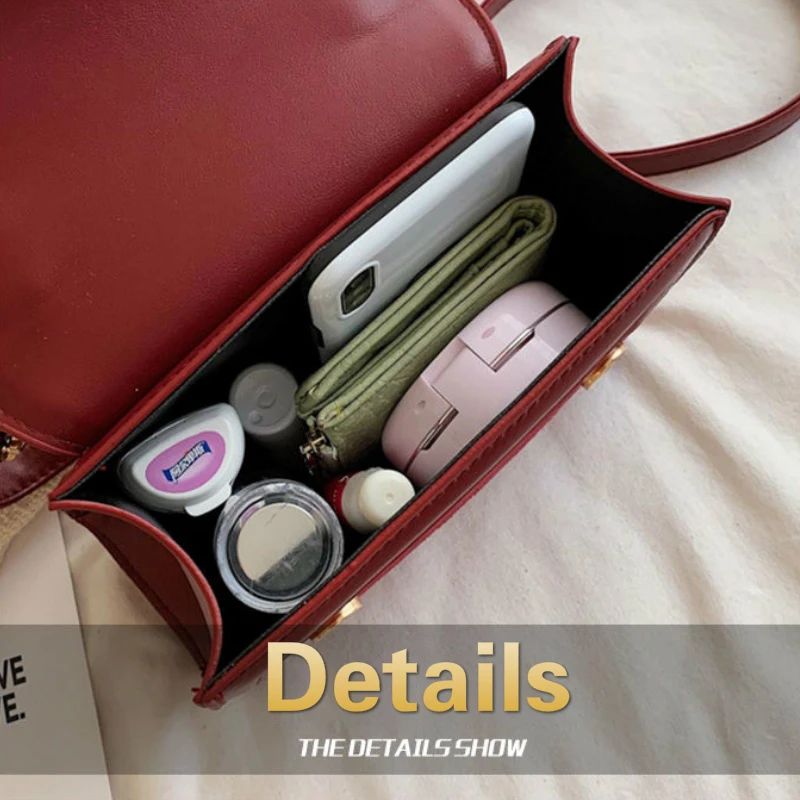 Сумки через плечо женская элегантная мини-сумка из искусственной кожи в стиле