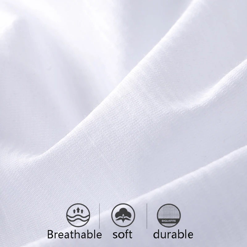 Гладкая Мужская футболка с коротким рукавом из мерсеризованного хлопка