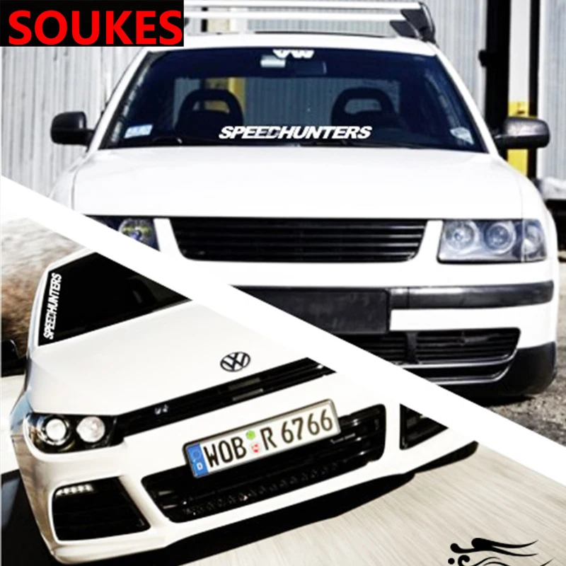 Скоростная наклейка на лобовое стекло автомобиля для Renault Megane 2 Duster Clio Honda Civic Fit VW