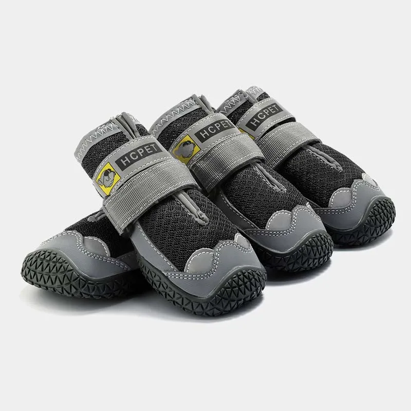 Летняя дышащая обувь для собак 4 шт./компл. светильник кие Нескользящие кроссовки