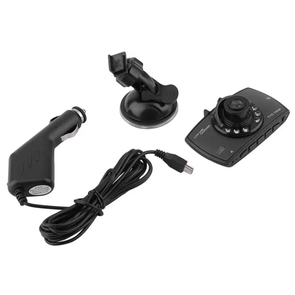 DVR only Kebidumei 1080P Автомобильный видеорегистратор с углом обзора 120 градусов, Автомобильный видеорегистратор для вождения, автомобильный детектор - Название цвета: DVR only
