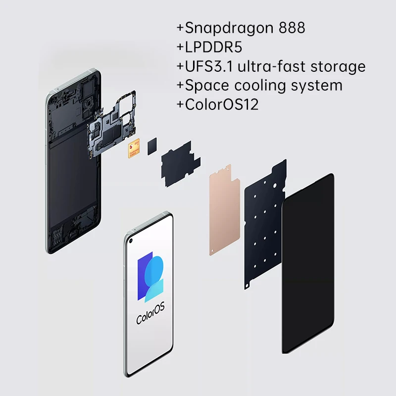 global firmware oneplus 9rt 5g smartphone snapdagon 888 6 62 amoled 120hz 4500 amh 65warp charging 50mp main camera android 12 free global shipping