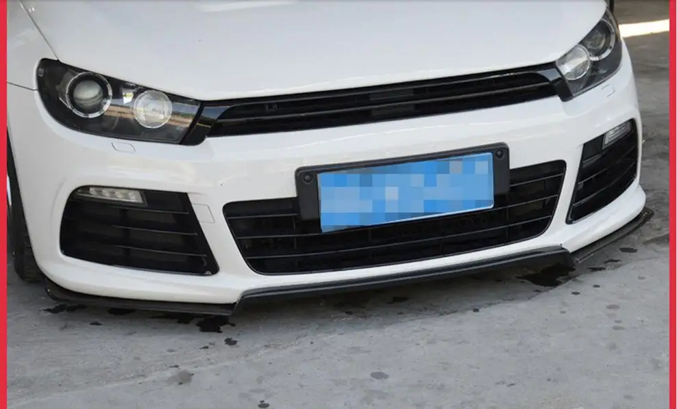 Автомобильный спойлер для переднего бампера из углеродного волокна