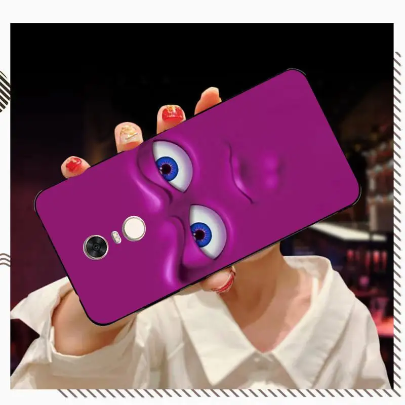 

3D funny face Phone Case for Redmi 5 6 7 8 9 A 5plus K20 4X S2 GO 6 K30 pro