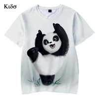 panda animal t shirt panda kids fashion hip hop t shirt 3d boys and girls short sleeve brand design 3d top summer printing tees