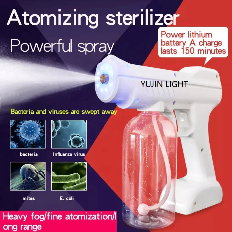 2 шт./лот голубой свет Нано-распылитель с зарядным аккумулятором