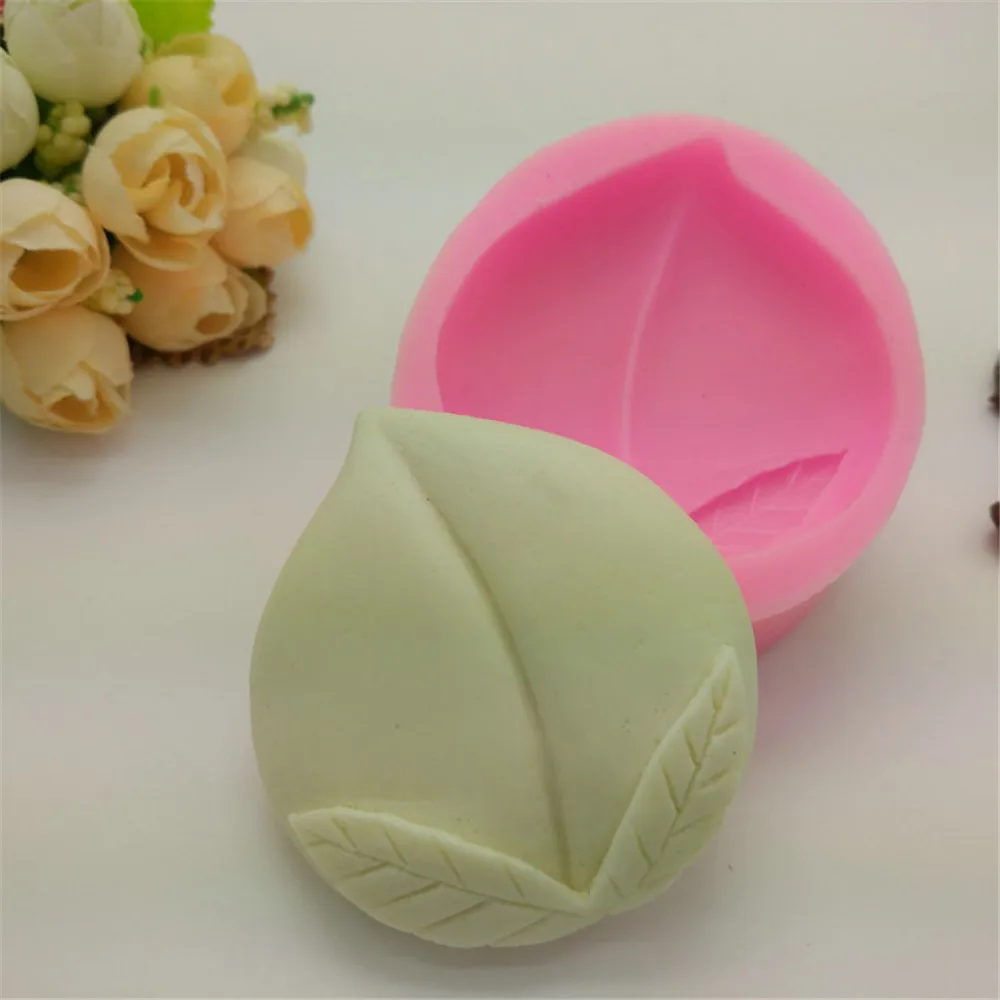 Ручной работы фруктовый персик силиконовое мыло ремесло форма для изготовления