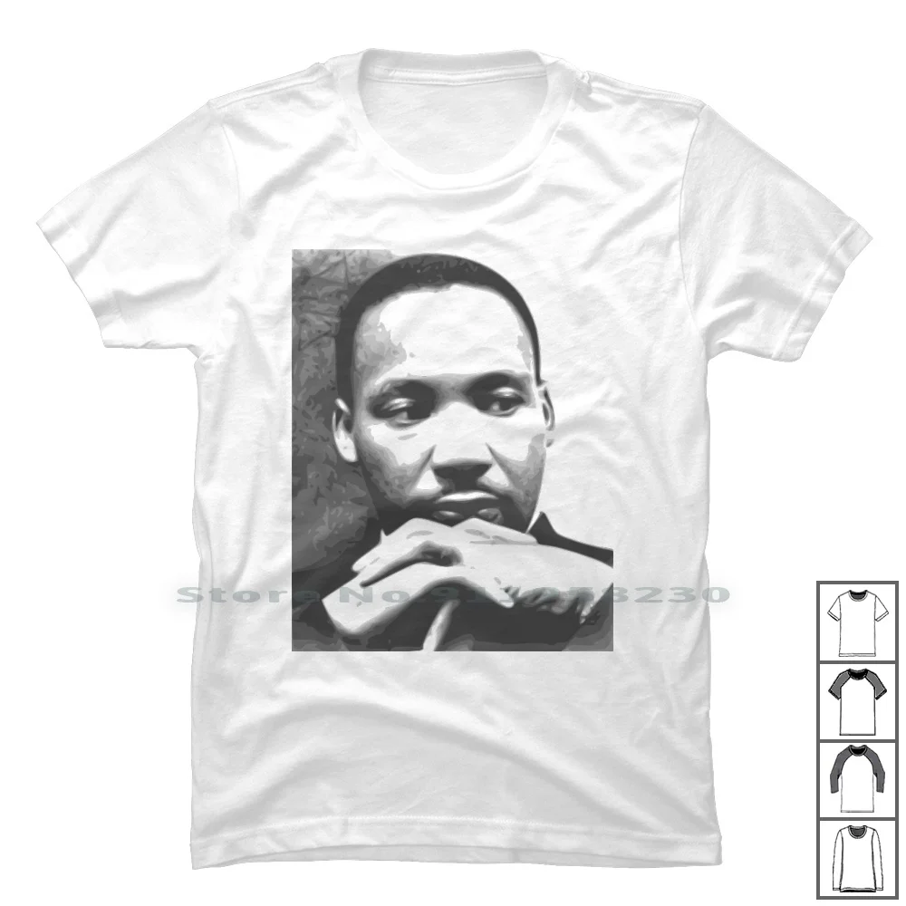 Luther King Футболка 100% хлопок день рождения священник приз король арт St|Мужские
