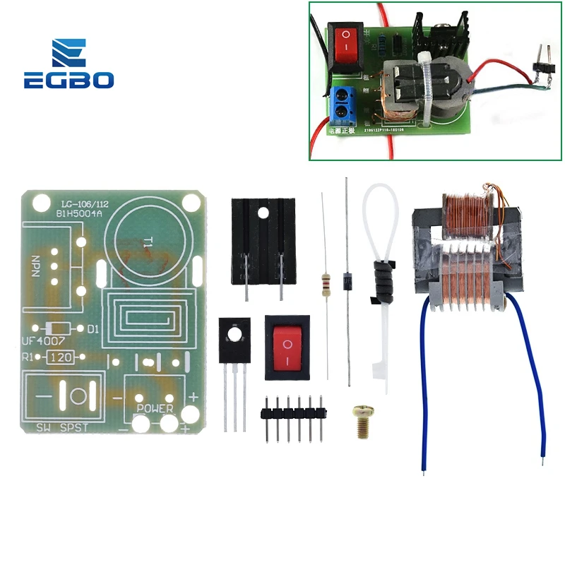 Высоковольтный генератор дугового зажигания постоянного тока 15 кВ инвертор с